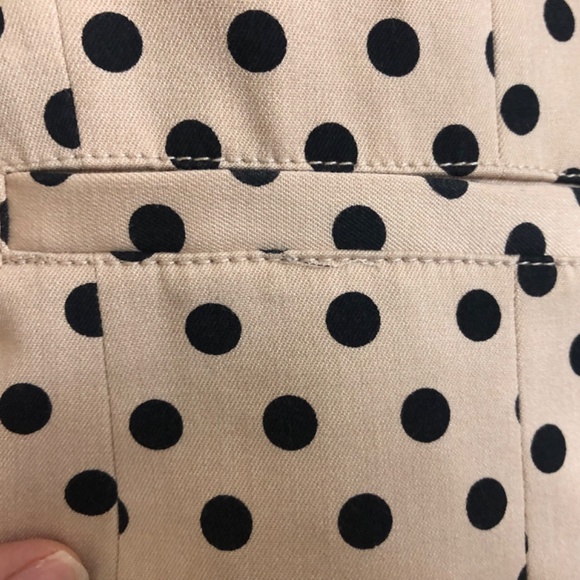 Polka dot peach blazer size 8 fully lined NWOT - Picture 4 of 7